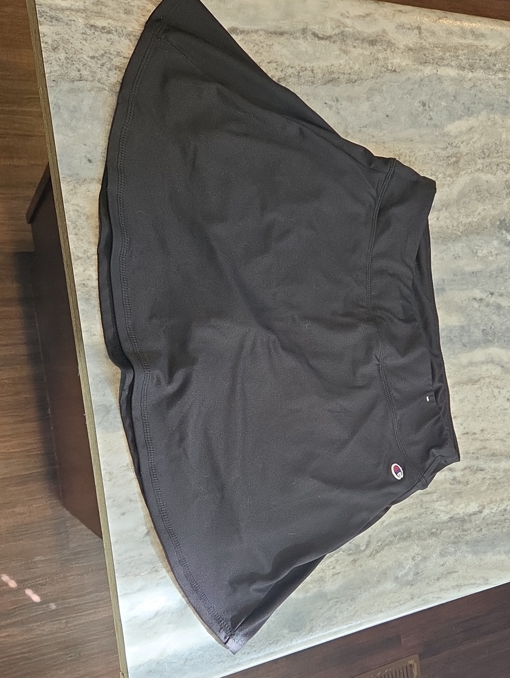 Champion Black Circle Skirt with Built-In Shorts